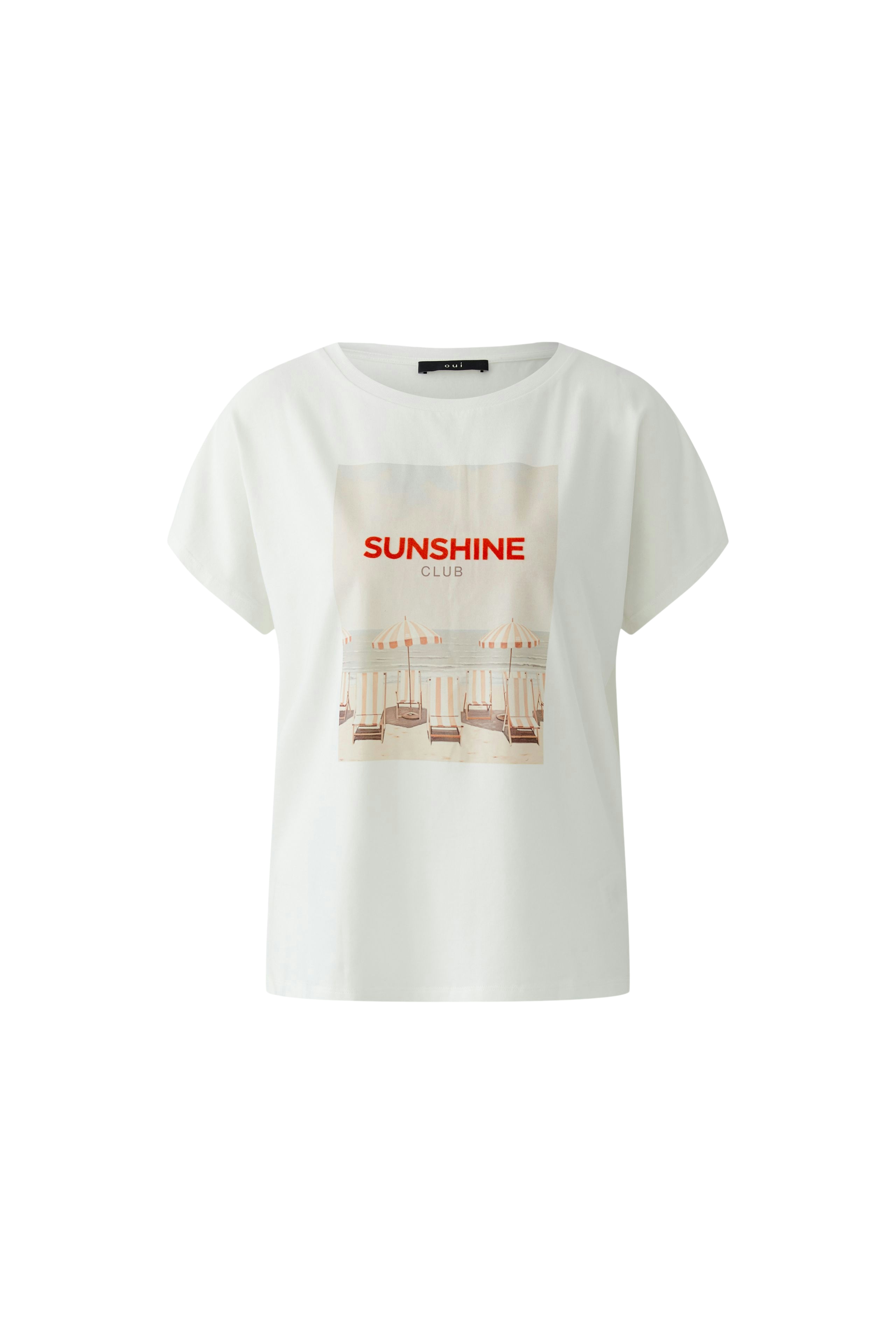 ФУТБОЛКА OUI свободный крой с принтом Sunshine Club